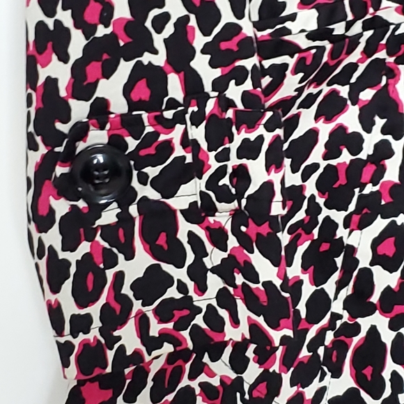 XXI ANIMAL / LEOPARD PRINT DOUBLE BREASTED TRENCH COAT  ( S/P ) - Picture 7 of 9